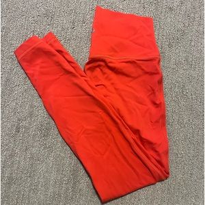 RED LULULEMON HR 28’ ALIGN LEGGINGS | SIZE 8